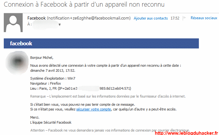 comment trouver l adresse ip de quelqu un sur facebook