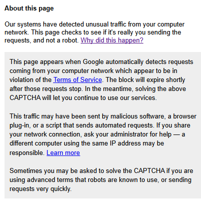 google-hacking-limits