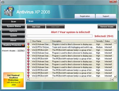 faux antivirus rogue