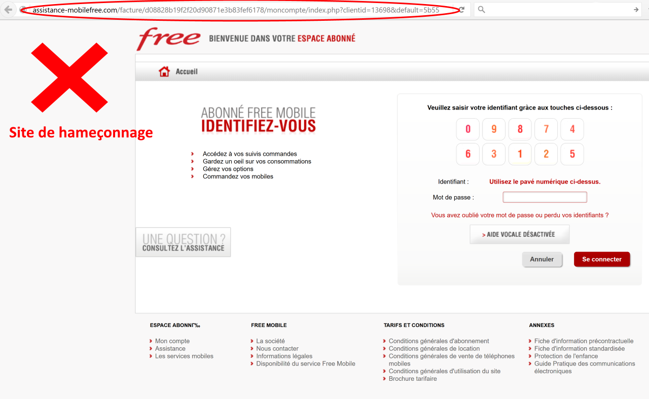 Urgent Phishing Free Mobile Ne Vous Faites Pas Avoir