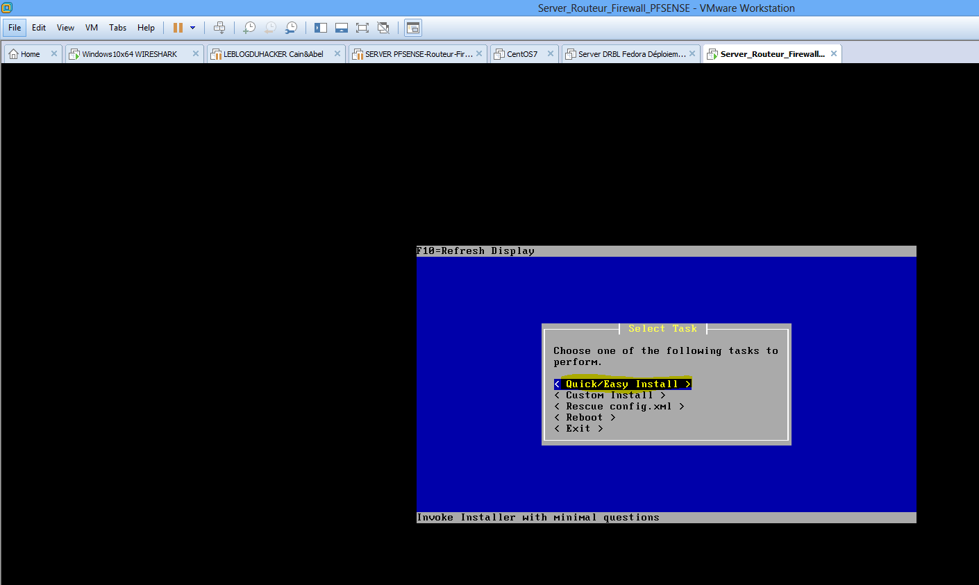 Capture Valider installation rapide Quick Easy Intall