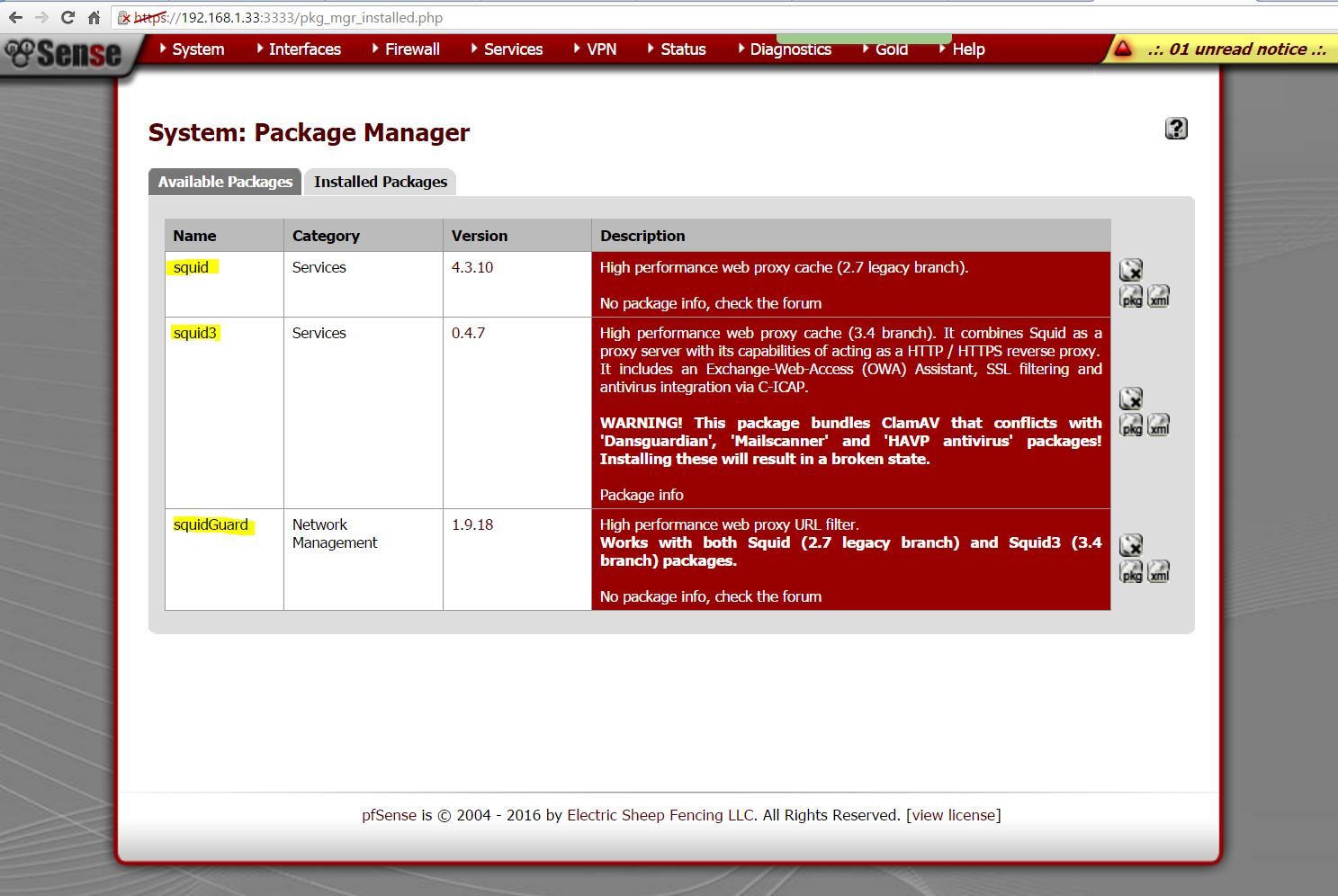 Capture system packages a telecharger