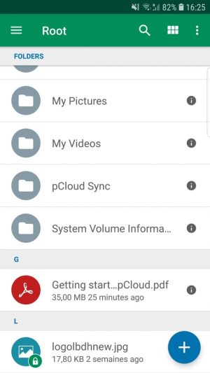 pcloud mobile