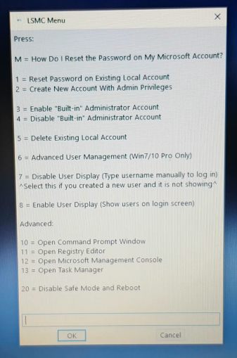 menu lsmc